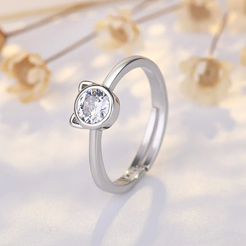 925 Sterling Silver Adjustable Ring