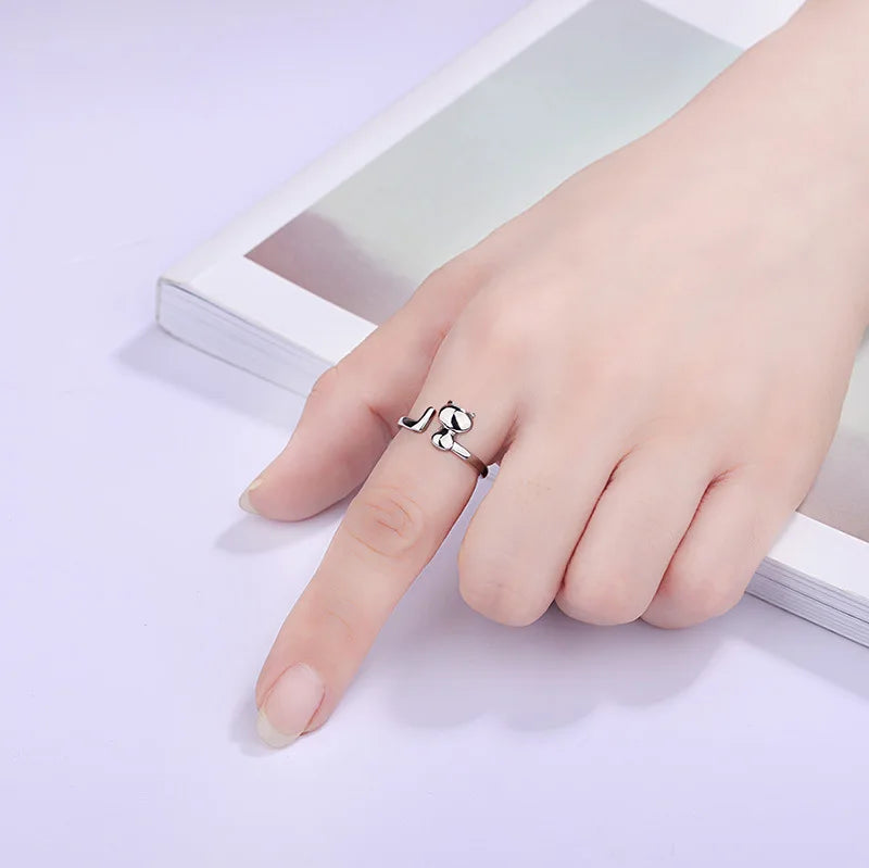 925 Sterling Silver Adjustable Ring