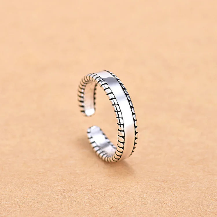 925 Sterling Silver Adjustable Ring