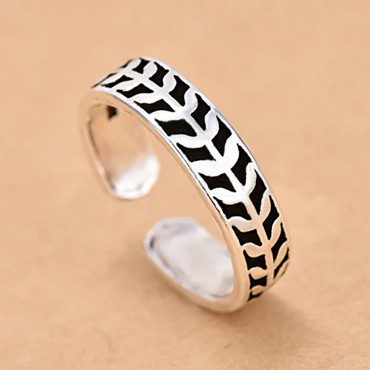 925 Sterling Silver Adjustable Ring