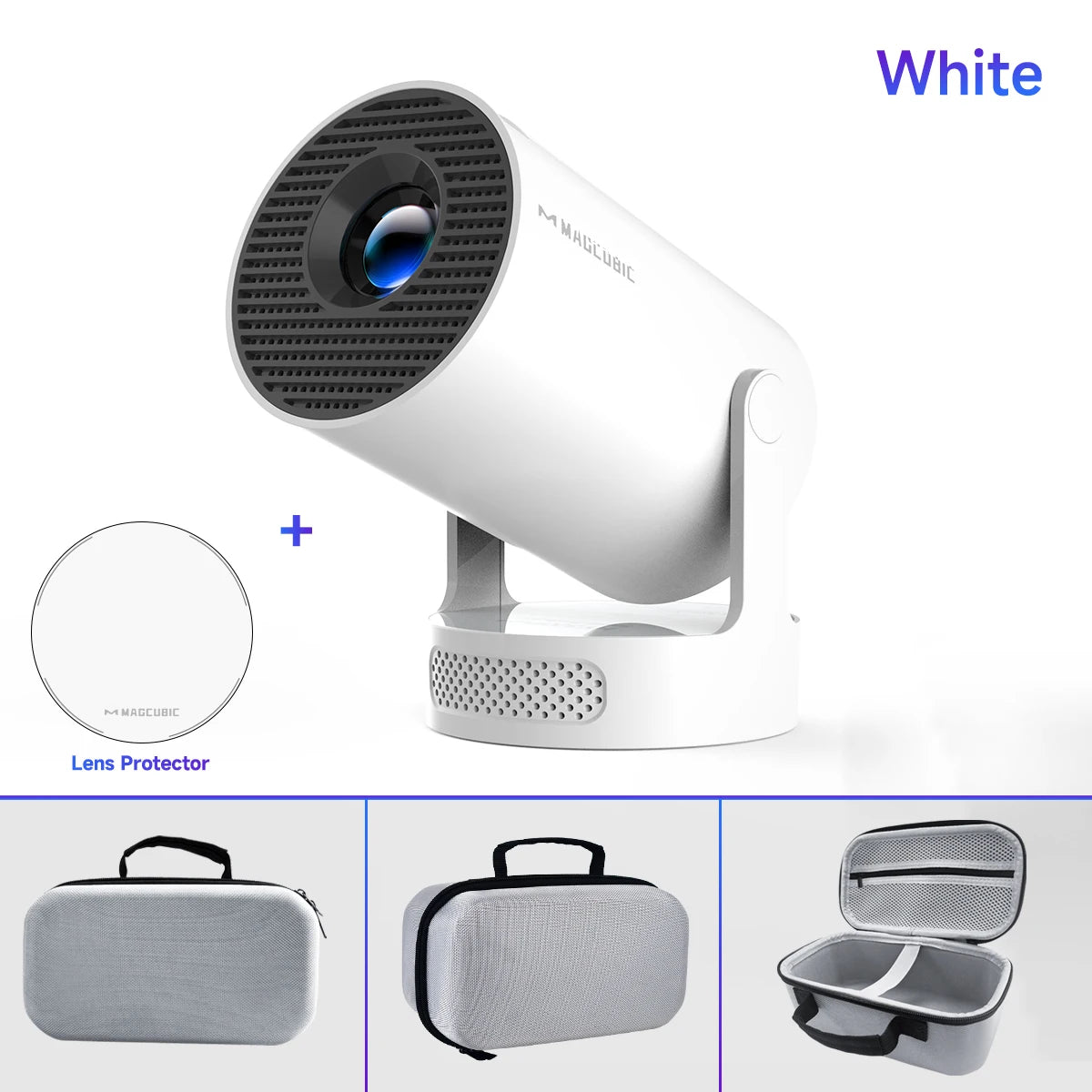 Magcubic HY300 Pro Projector HD. With 5W Speaker, Android 11, 8000 Lumens, WiFi 6 and BT5.4.