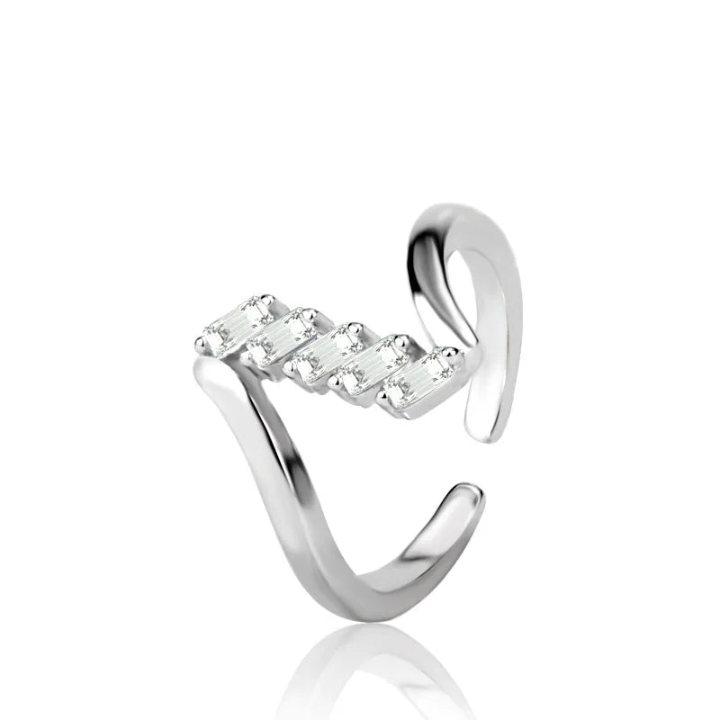 925 Sterling Silver Adjustable Ring