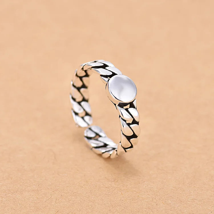925 Sterling Silver Adjustable Ring