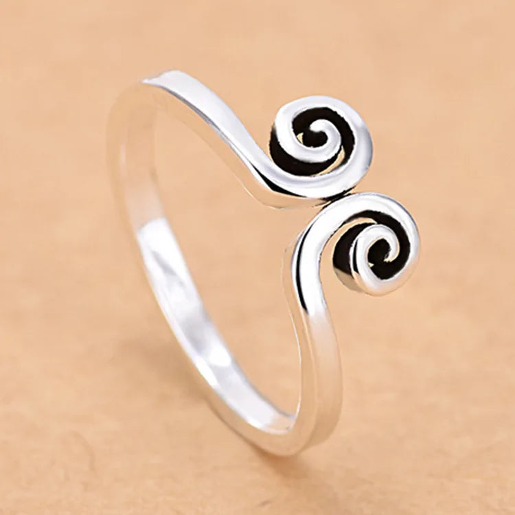 925 Sterling Silver Adjustable Ring