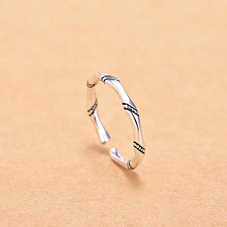 925 Sterling Silver Adjustable Ring