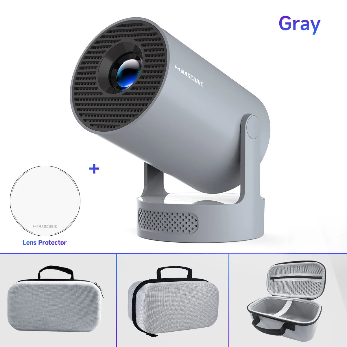 Magcubic HY300 Pro Projector HD. With 5W Speaker, Android 11, 8000 Lumens, WiFi 6 and BT5.4.