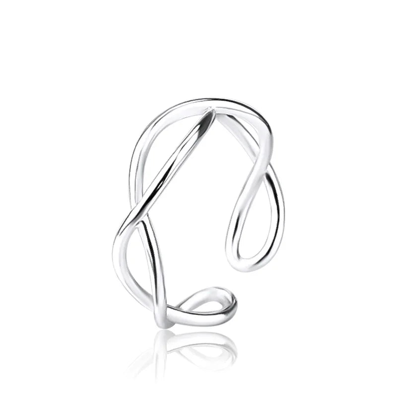 925 Sterling Silver Adjustable Ring