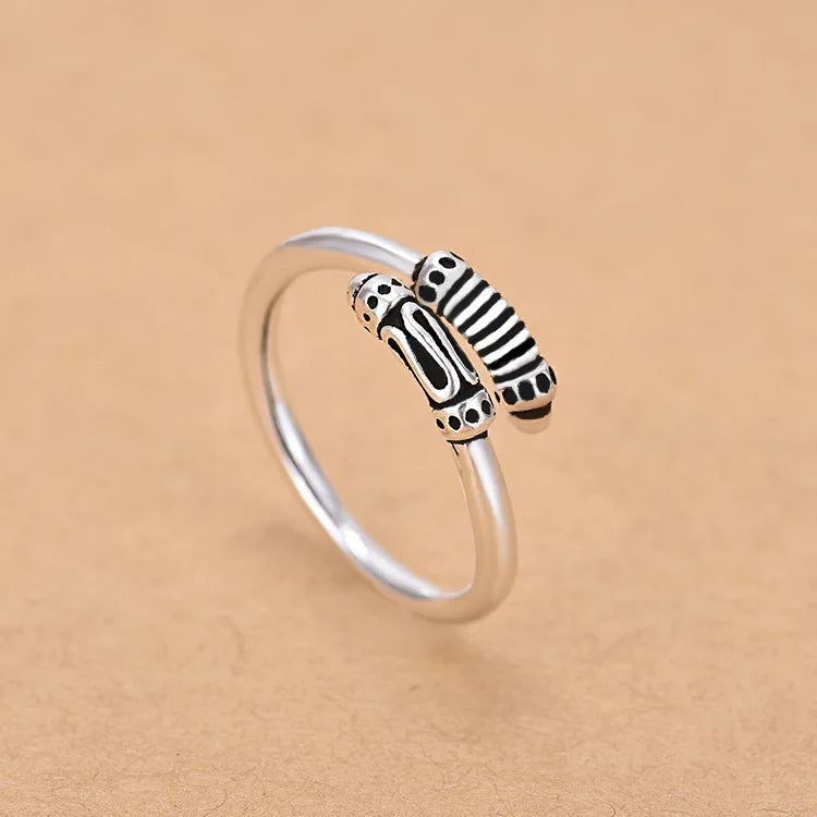 925 Sterling Silver Adjustable Ring
