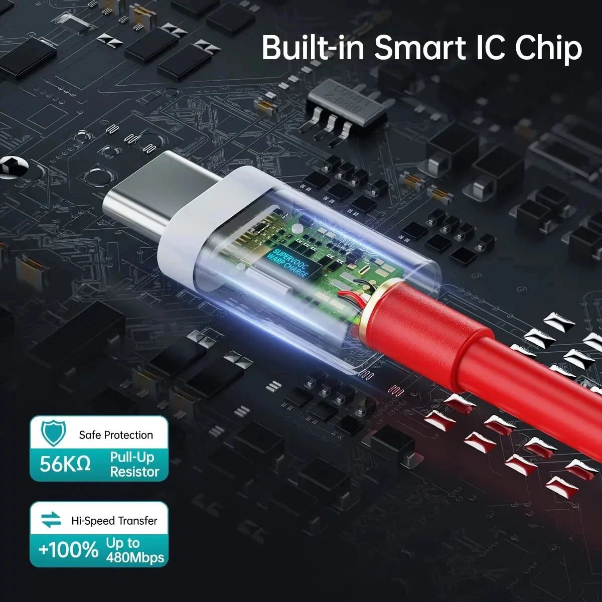 Oneplus USB Type C to Type C PD 65W Super Fast Charging Data Cable