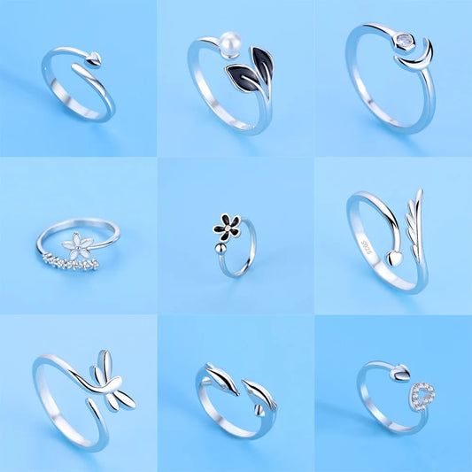 925 Sterling Silver Adjustable Ring